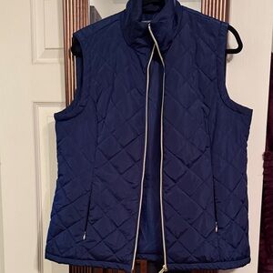 Serra Women's Quilted Blue Vest
